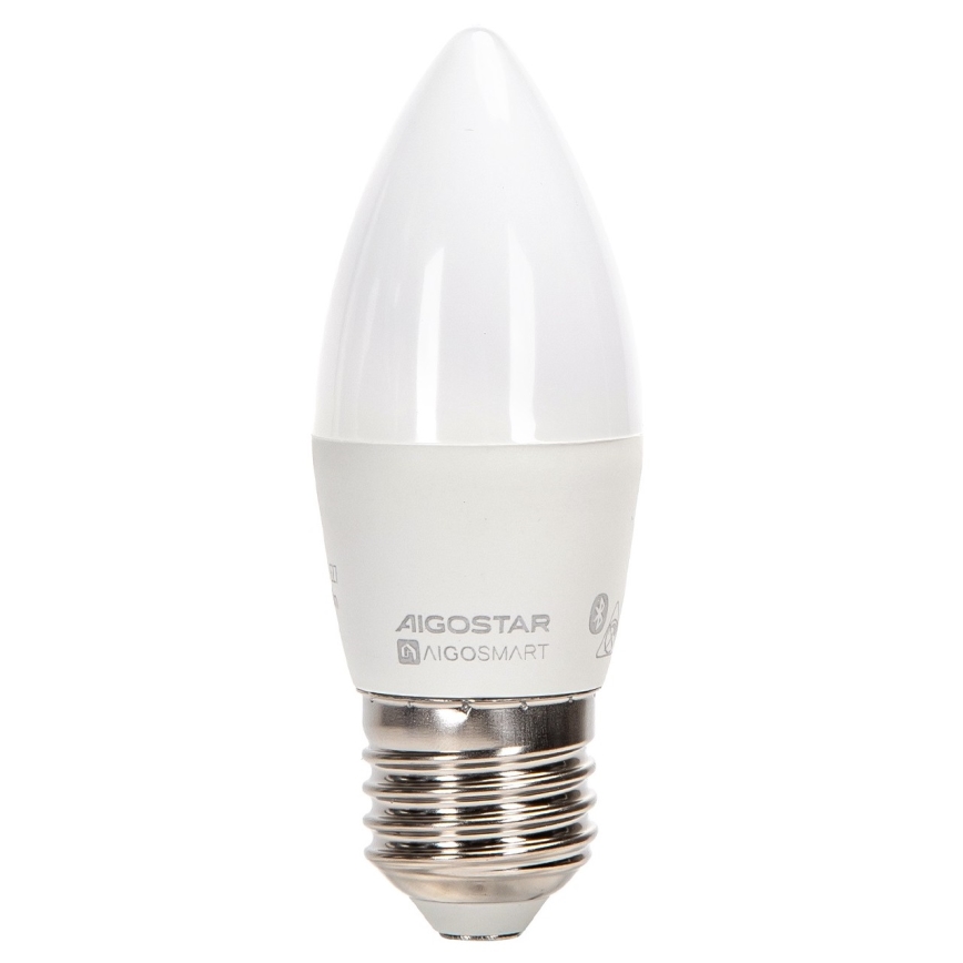 LED RGBW Stmívatelná žárovka C37 E27/4,9W/230V 2700-6500K - Aigostar