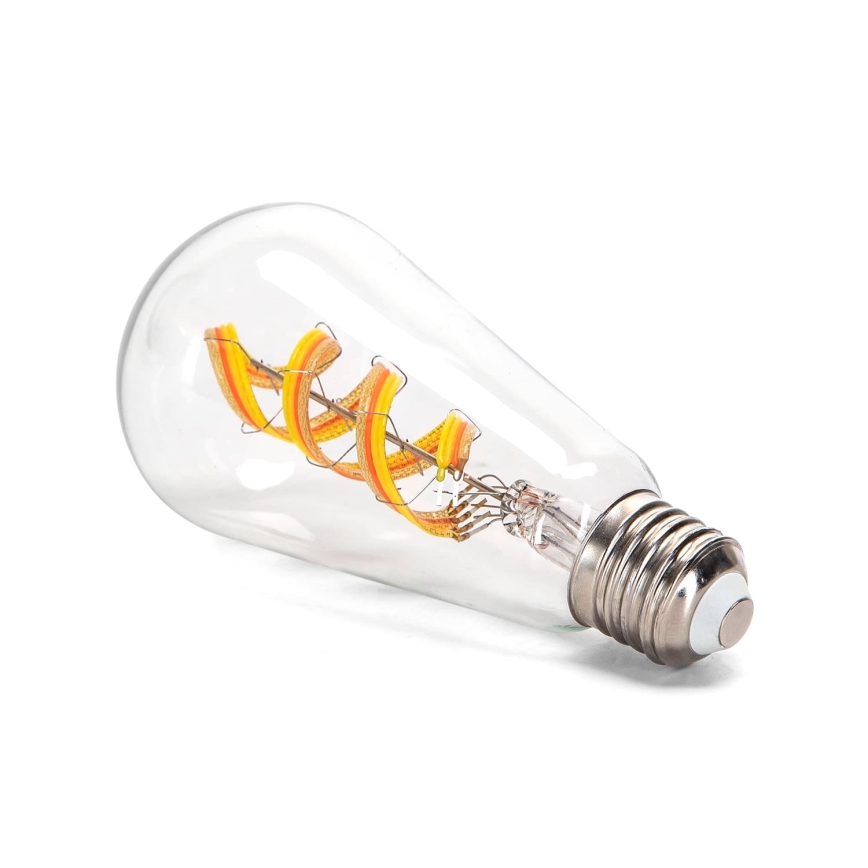 LED RGBW Stmívatelná žárovka FILAMENT MESH Smart ST64 E27/4,9W/230V 2700-6500K - Aigostar