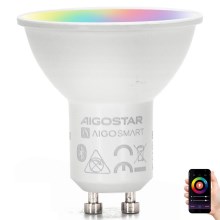LED RGBW Žárovka GU10/4,9W/230V 2700-6500K - Aigostar