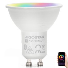 LED RGBW Žárovka GU10/6,5W/230V 2700-6500K - Aigostar