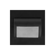 LED Schodišťové svítidlo DECORUS LED/1,2W/12V 3000K černá