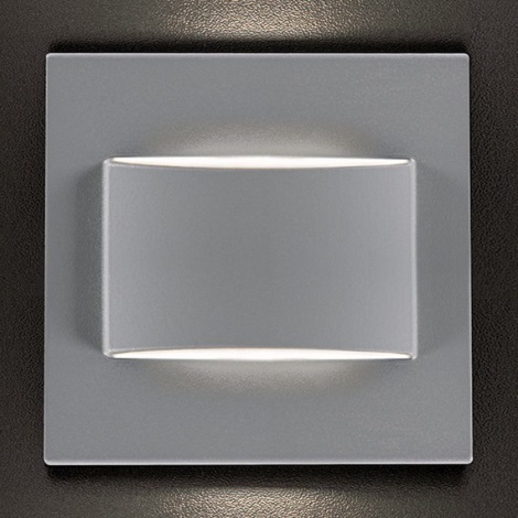 LED Schodišťové svítidlo ERINUS LED/1,5W/12V 3000K šedá