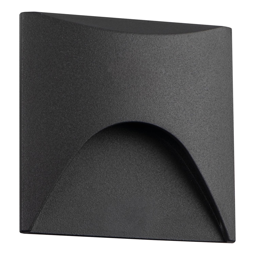 LED Schodišťové svítidlo EXIN LED/2,5W/230V 3000K IP65 antracit hranatý