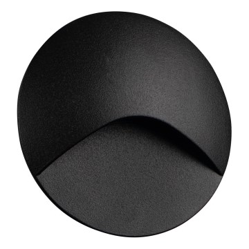 LED Schodišťové svítidlo EXIN LED/2,5W/230V 3000K IP65 černá kulatý