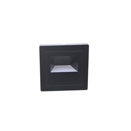 LED Schodišťové svítidlo LED/3W/230V 6000K černá
