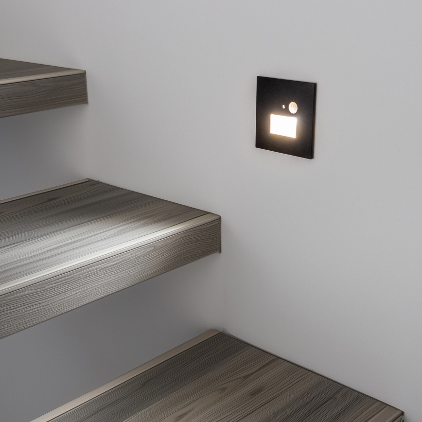 LED Schodišťové svítidlo s pohybovým senzorem LED/1,5W/230V 3000K/4000K/6500K