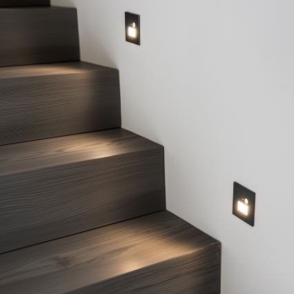 LED Schodišťové svítidlo s pohybovým senzorem LED/1,5W/230V 3000K/4000K/6500K