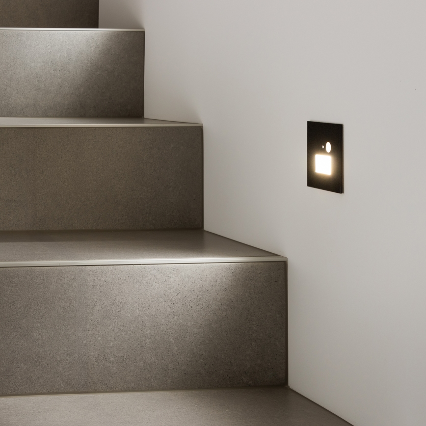 LED Schodišťové svítidlo s pohybovým senzorem LED/1,5W/230V 3000K/4000K/6500K