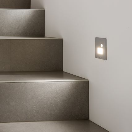 LED Schodišťové svítidlo s pohybovým senzorem LED/1,5W/230V 3000K/4000K/6500K