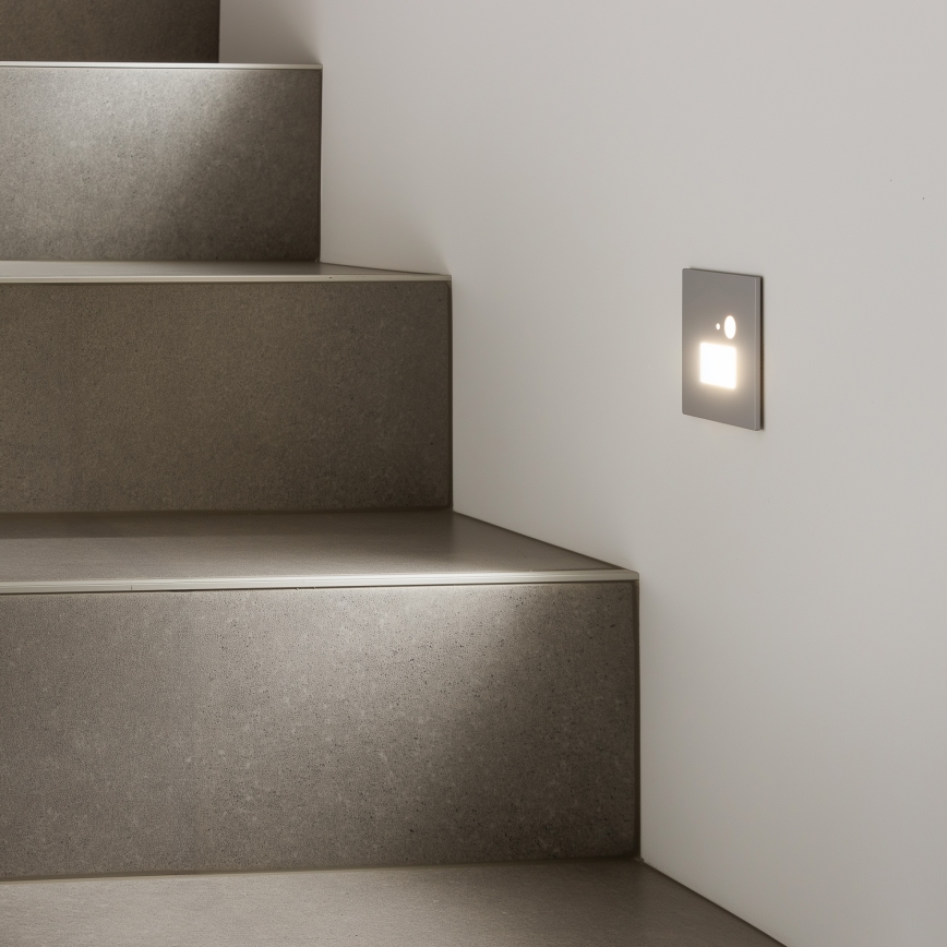 LED Schodišťové svítidlo s pohybovým senzorem LED/1,5W/230V 3000K/4000K/6500K