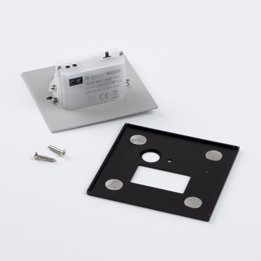 LED Schodišťové svítidlo se senzorem pohybu a soumraku LED/1,5W/230V 3000/4000/6500K černá