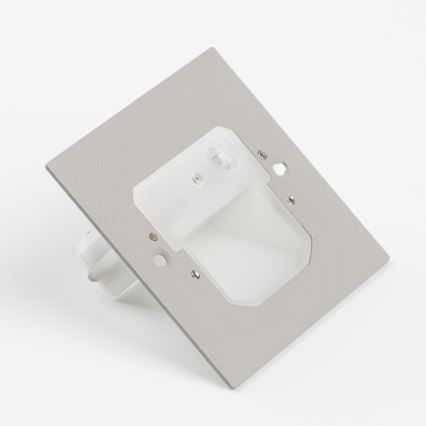 LED Schodišťové svítidlo se senzorem pohybu a soumraku LED/1,5W/230V 3000/4000/6500K antracit