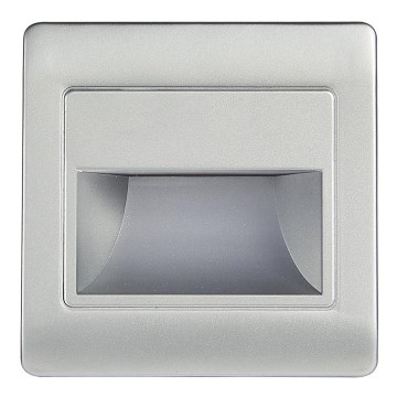 LED Schodišťové svítidlo se senzorem STEP LIGHT NET LED/1,5W/230V stříbrná LED Schodišťové svítidlo se senzorem STEP LIGHT NET LED/1,5W/230V stříbrná