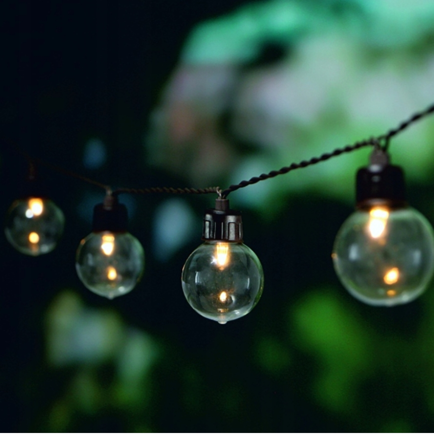 LED Solární dekorační řetěz 30xLED/8 funkcí 500 mAh 10,6 m IP67 teplá bílá