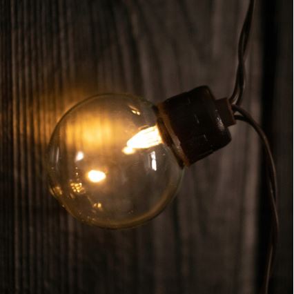 LED Solární dekorační řetěz 30xLED/8 funkcí 500 mAh 10,6 m IP67 teplá bílá