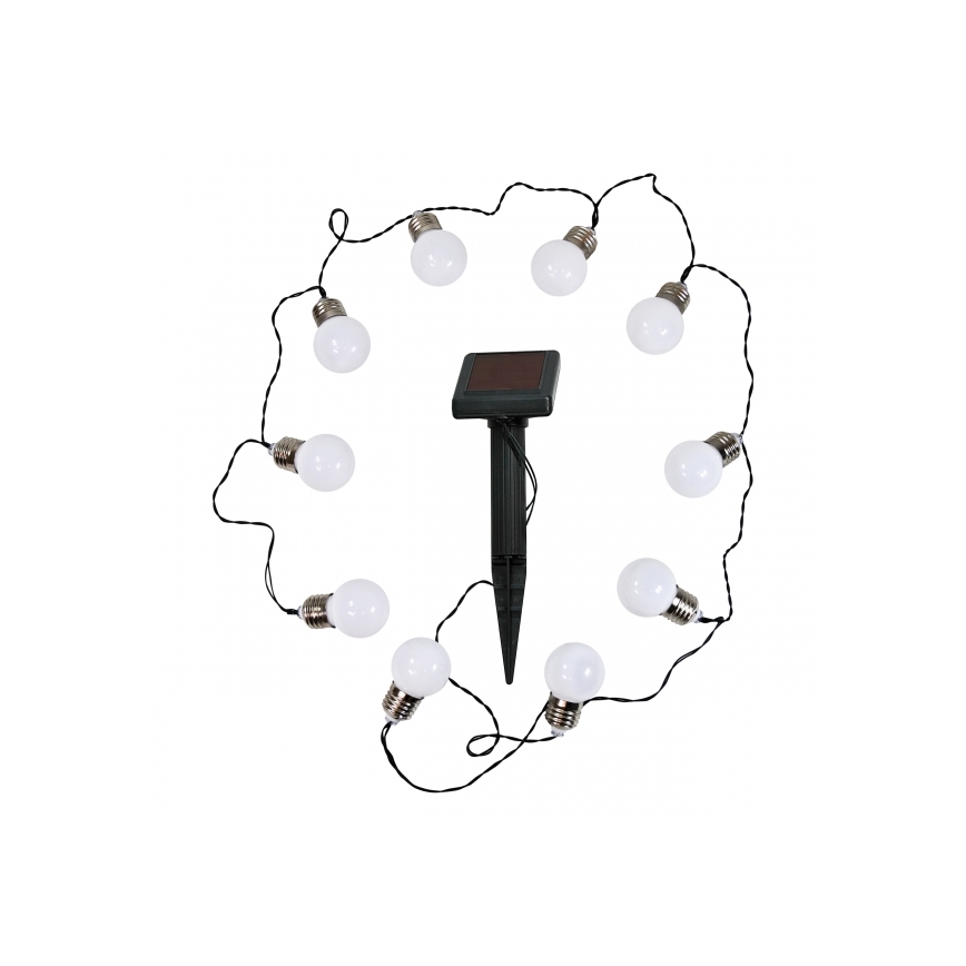 LED Solární dekorační řetěz LED/1,2V 300 mAh 3,8 m IP44