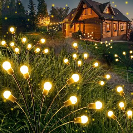 LED Solární dekorační svítidlo 10xLED/1,2V 3000K 73 cm IP44