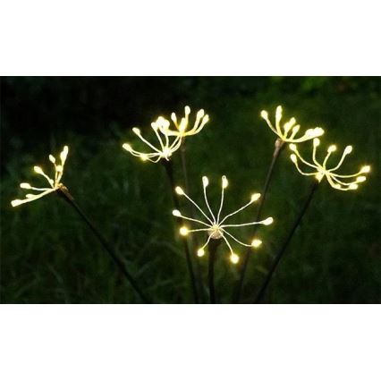 LED Solární dekorační svítidlo se senzorem LED/1,2V 3000K 73 cm 600 mAh IP44