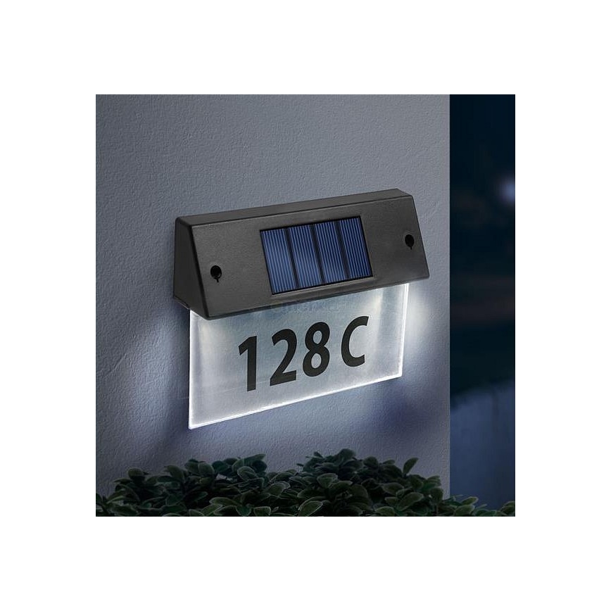 LED Solární domovní číslo LED/1,2V/600 mAh IP44