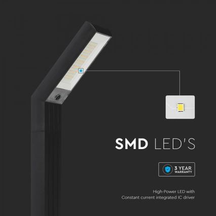 LED Solární lampa 2v1 LED/1,5W/3,7V IP65 1500 mAh