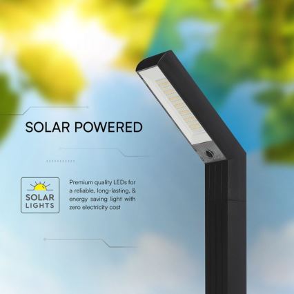 LED Solární lampa 2v1 LED/1,5W/3,7V IP65 1500 mAh