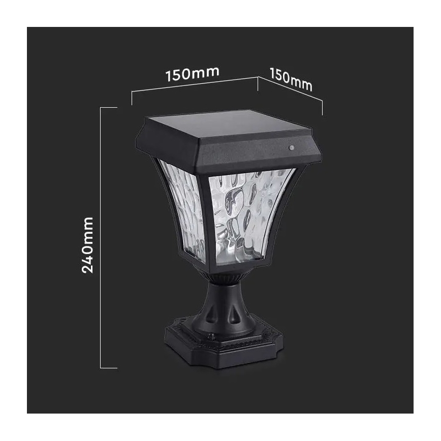 LED Solární lampa 3v1 LED/2W/5,5V 3000K/6000K IP65 2200 mAh