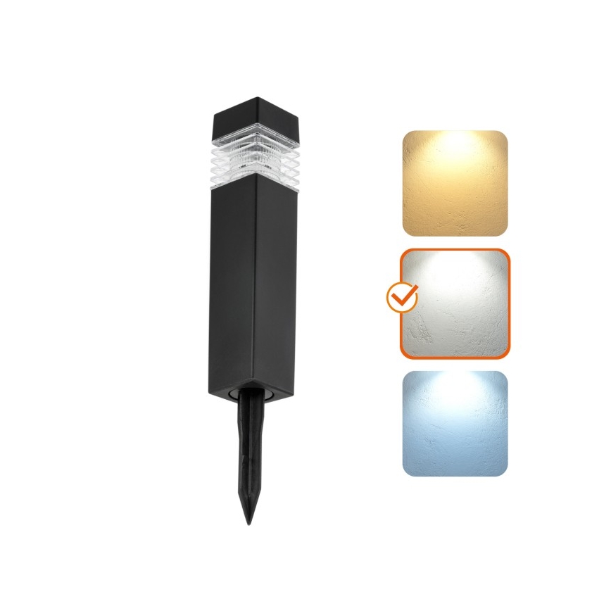 LED Solární lampa AURORA LED/1xAAA 4000K IP44 100 mAh