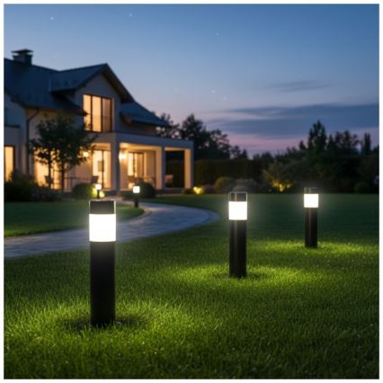 LED Solární lampa AURORA LED/1xAAA 4000K IP44 100 mAh