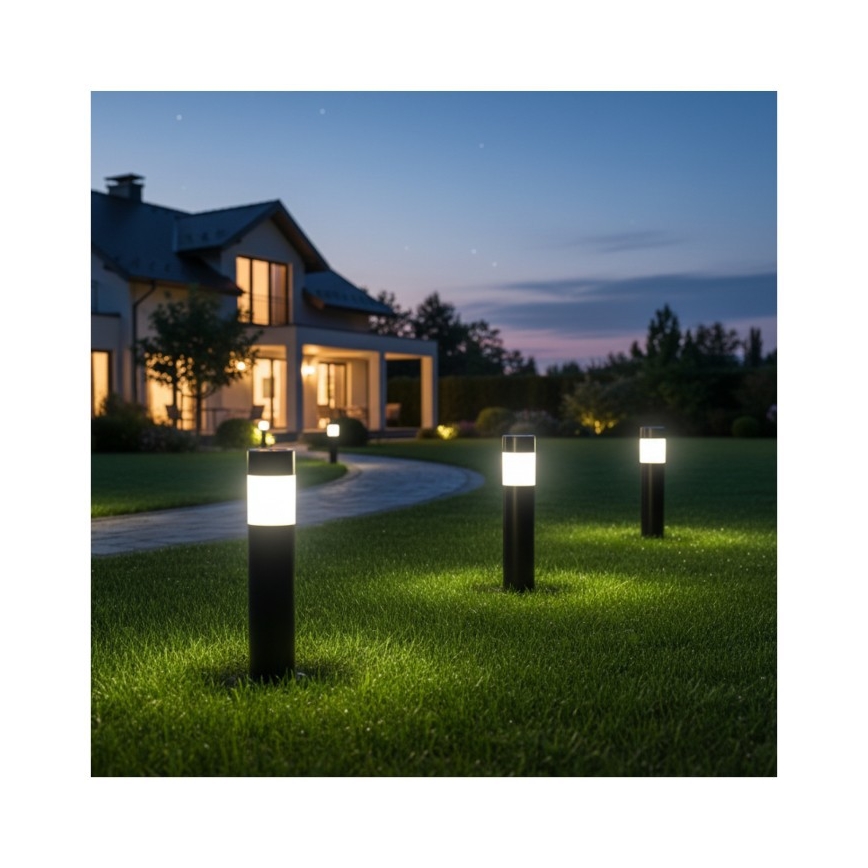 LED Solární lampa AURORA LED/1xAAA 4000K IP44 100 mAh