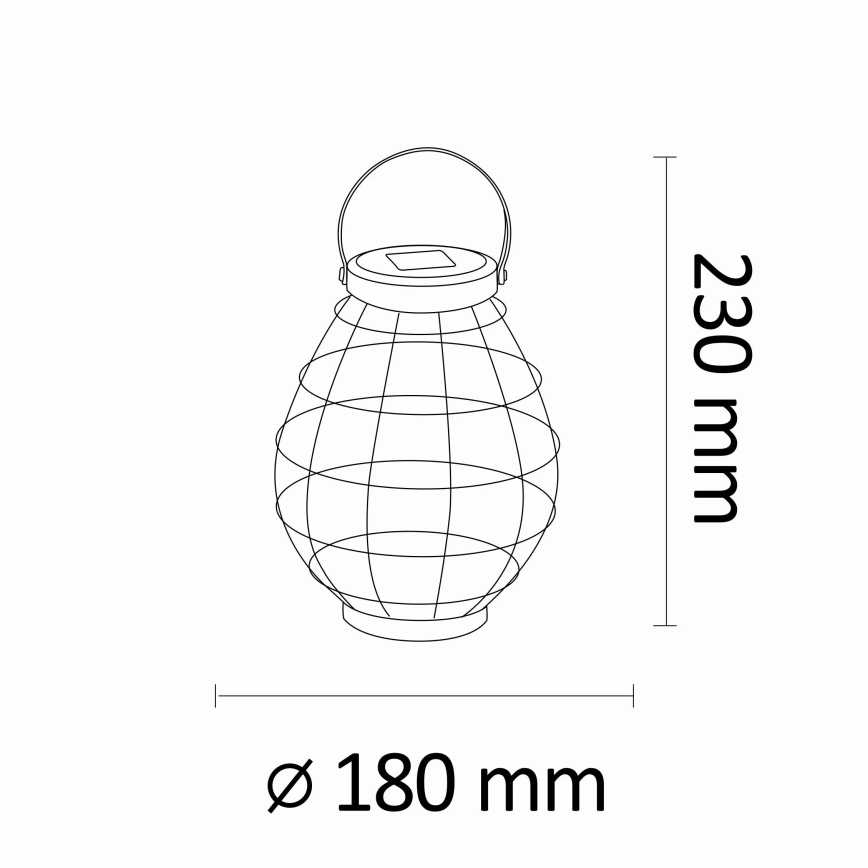 LED Solární lampa KOGE LED/1,2V IP44