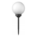 LED Solární lampa LED/1,2V 6500K 200 mAh pr. 10 cm IP44 bílá/černá