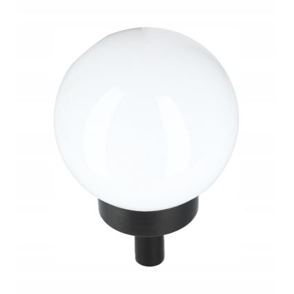 LED Solární lampa LED/1,2V 6500K 200 mAh pr. 15 cm IP44 bílá/černá