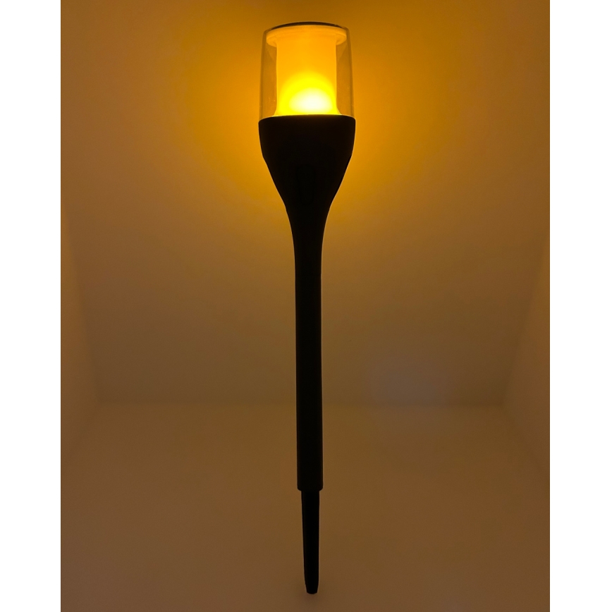 LED Solární lampa LED/1,2V 800 mAh IP44 černá