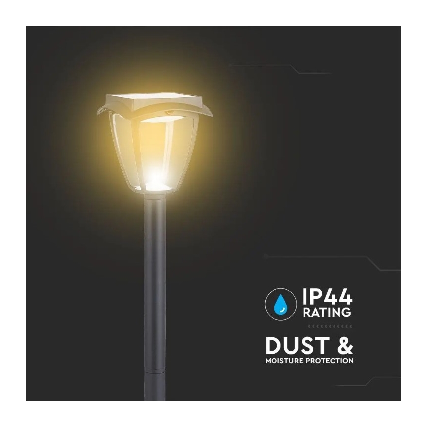 LED Solární lampa LED/2W/230V 93 cm 3000/6000K IP65