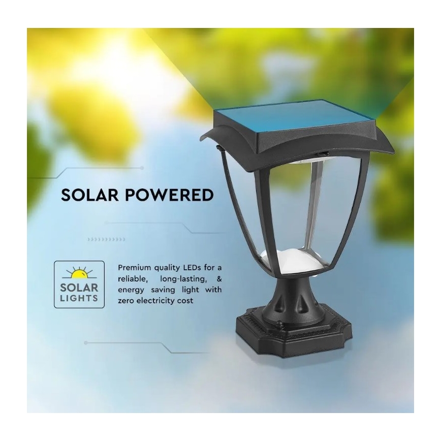 LED Solární lampa LED/2W/3,7V 3000/6000K IP65