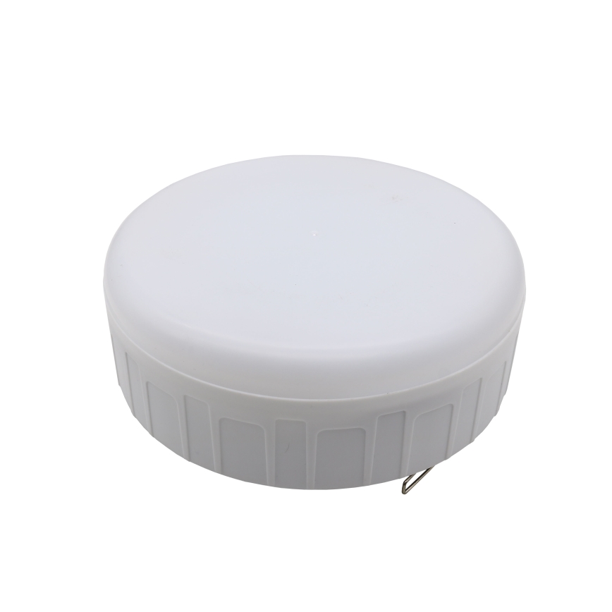 LED Stmívatelná nabíjecí solární lampa s funkcí powerbanky K3 LED/2W/5,5V 6500K IPX4 1200 mAh černá/bílá