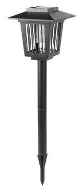 LED Solární lampa s lapačem hmyzu 2v1 LED/0,06W/1,2V 6500K 58 cm IP65