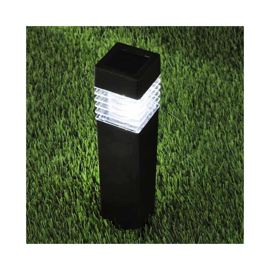 LED Solární lampa se senzorem AURORA LED/1xAAA 4000K IP44 100 mAh