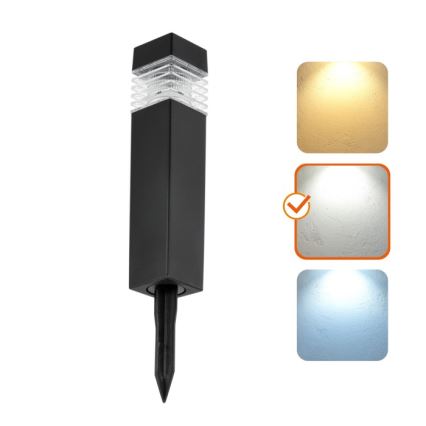 LED Solární lampa se senzorem AURORA LED/1xAAA 4000K IP44 100 mAh