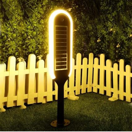 LED Solární lampa se senzorem BOLLARD LED/5W/5,5V 70 cm 3000K IP65