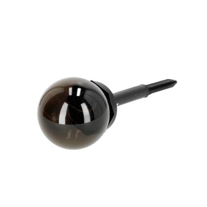 LED Solární lampa se senzorem GLEAM LED/1,2V 3000K IP44 40 mAh kouřová/černá