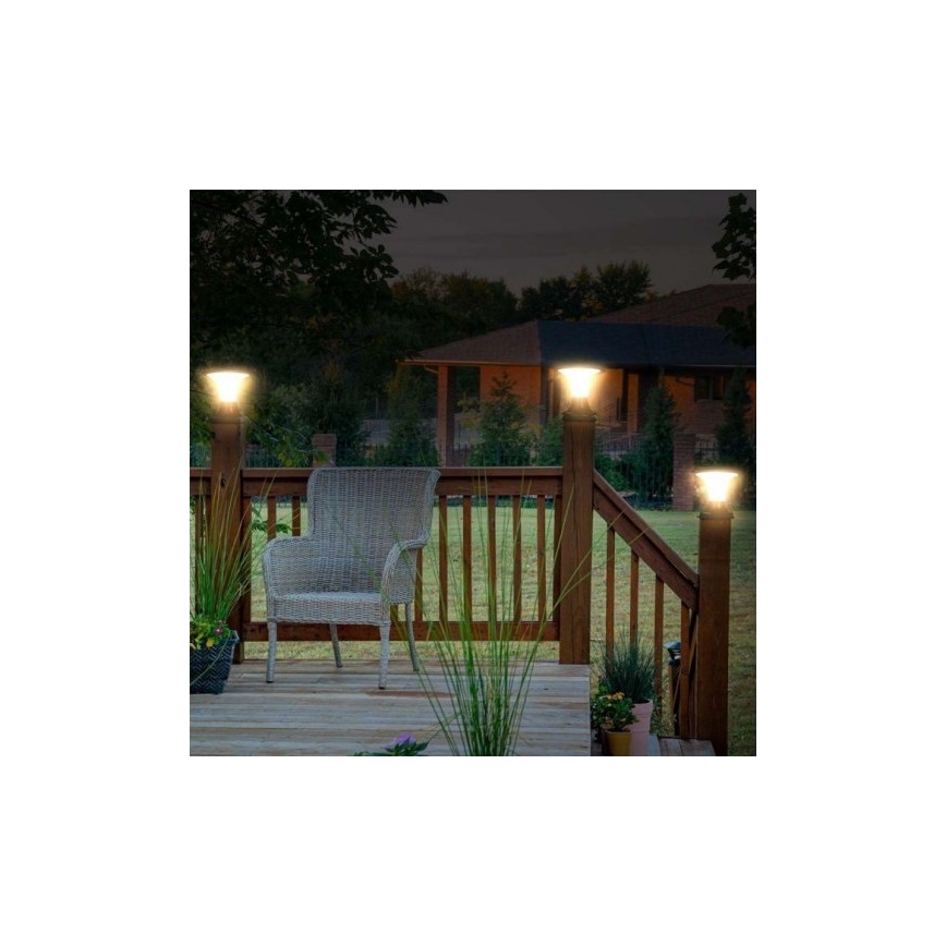LED Solární lampa se senzorem LED/15W/3,2V 4000K/6000K IP65