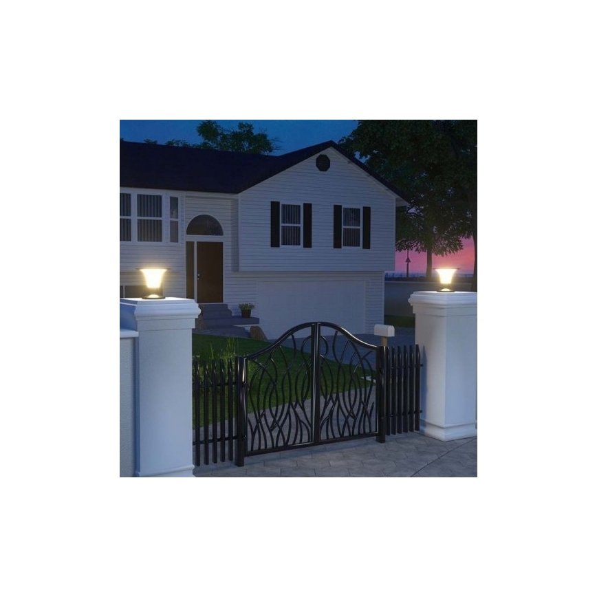 LED Solární lampa se senzorem LED/15W/3,2V 4000K/6000K IP65