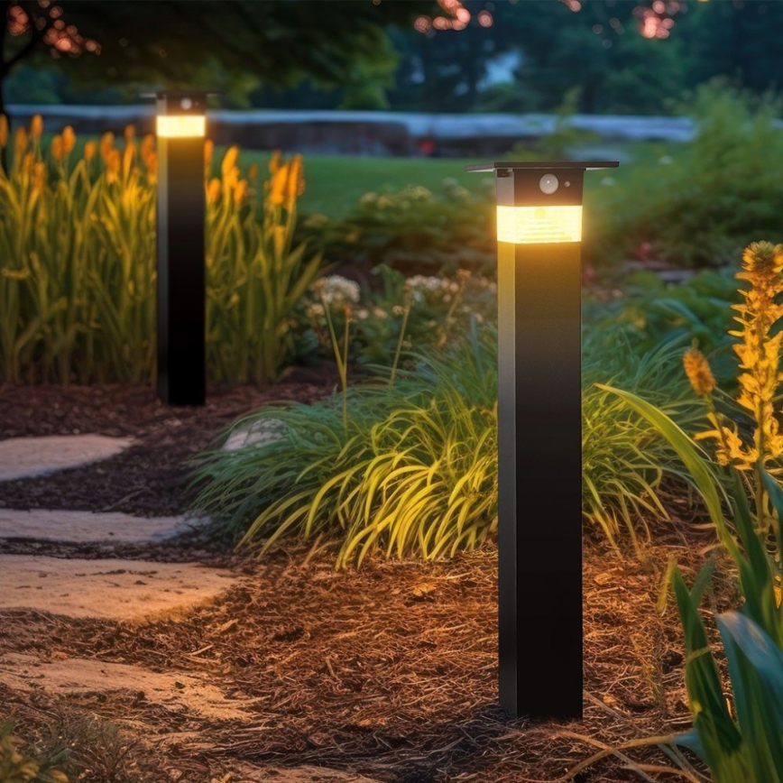 LED Solární lampa se senzorem LED/2,5W/3,7V IP54 3000K 2200 mAh