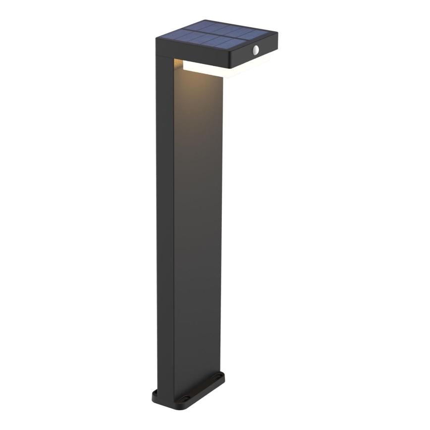 LED Solární lampa se senzorem MALI LED/4,5W/3,7V 2000 mAh IP44 černá