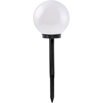 LED Solární lampa se senzorem SPHERE LED/1,2V 4000K IP44 200 mAh pr. 20 cm