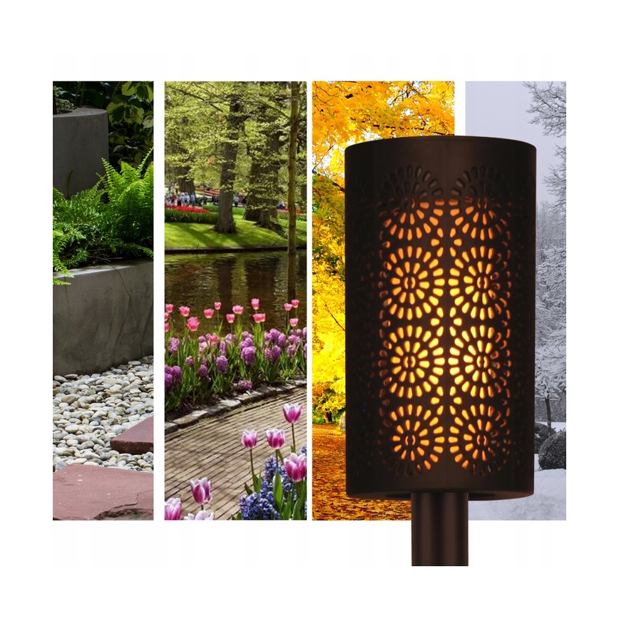 LED Solární lampa se soumrakovým senzorem LED/2V IP44