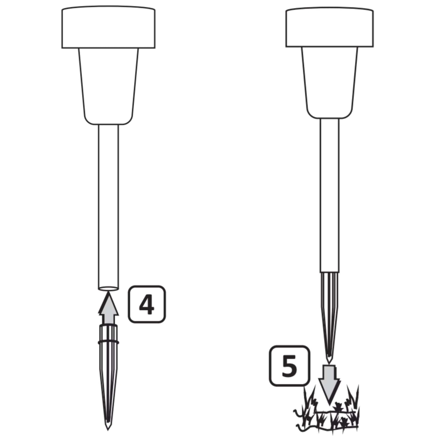 LED Solární lampa STIK LED/1,2V 40 mAh IP44
