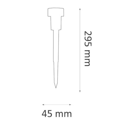 LED Solární lampa STIK LED/1,2V 40 mAh IP44
