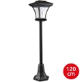 LED Solární lampa TIRANA LED/1,6W/1,2V 600 mAh IP44 černá